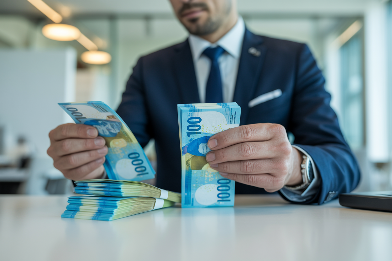 Un schéma simple expliquant le flux de l'impôt anticipé : 1. La société verse un dividende et retient 35%. 2. Les 35% sont versés à l'AFC. 3. L'actionnaire déclare le dividende brut. 4. L'AFC rembourse les 35% à l'actionnaire.