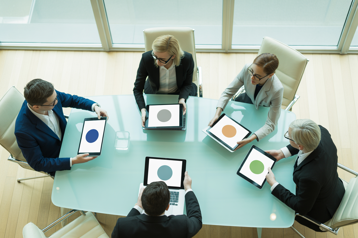 A simple flowchart showing 5 steps for a business crisis plan: 'Monitor,' 'Pause,' 'Assess,' 'Communicate,' and 'Resume'.