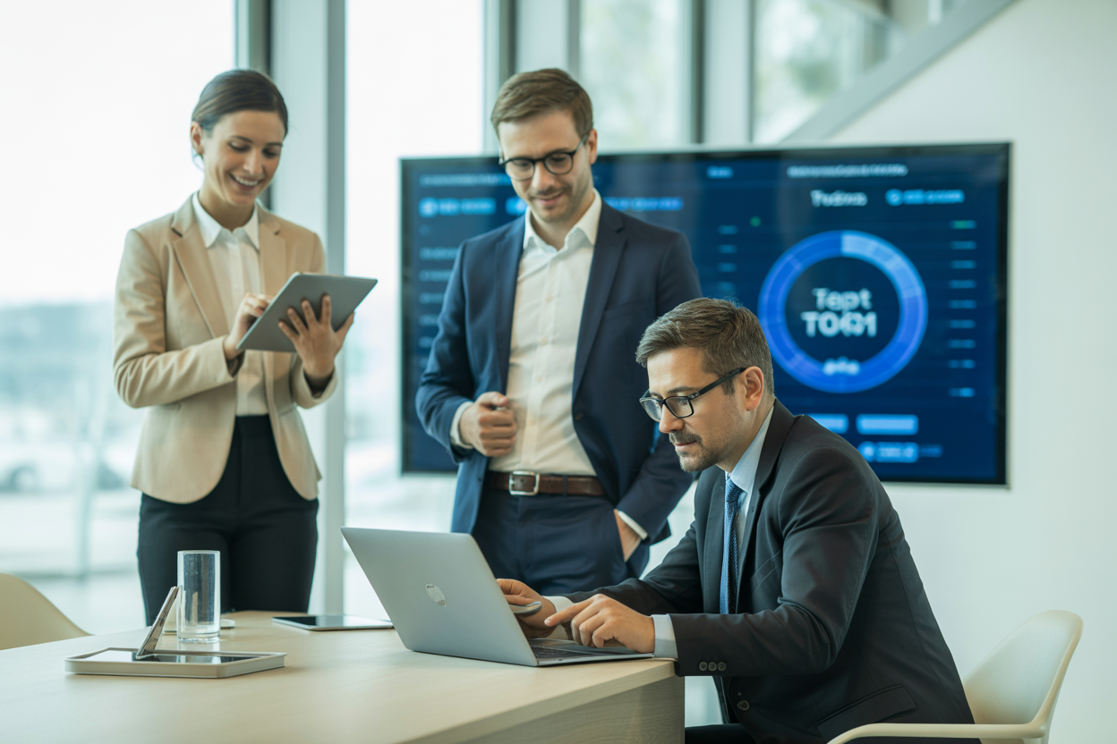 Un diagramme montrant les 3 piliers fondamentaux du marketing SaaS en Suisse : Analyse du marché local, Proposition de valeur axée sur la confiance, et Objectifs SMART.