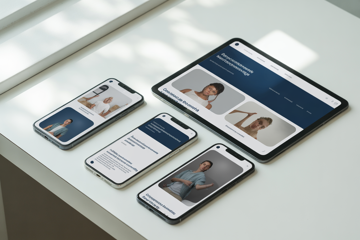An infographic highlighting key benefits of AI website builders: 'Saves Time', 'No Coding Needed', 'Cost-Effective', and 'Mobile-Optimized'.