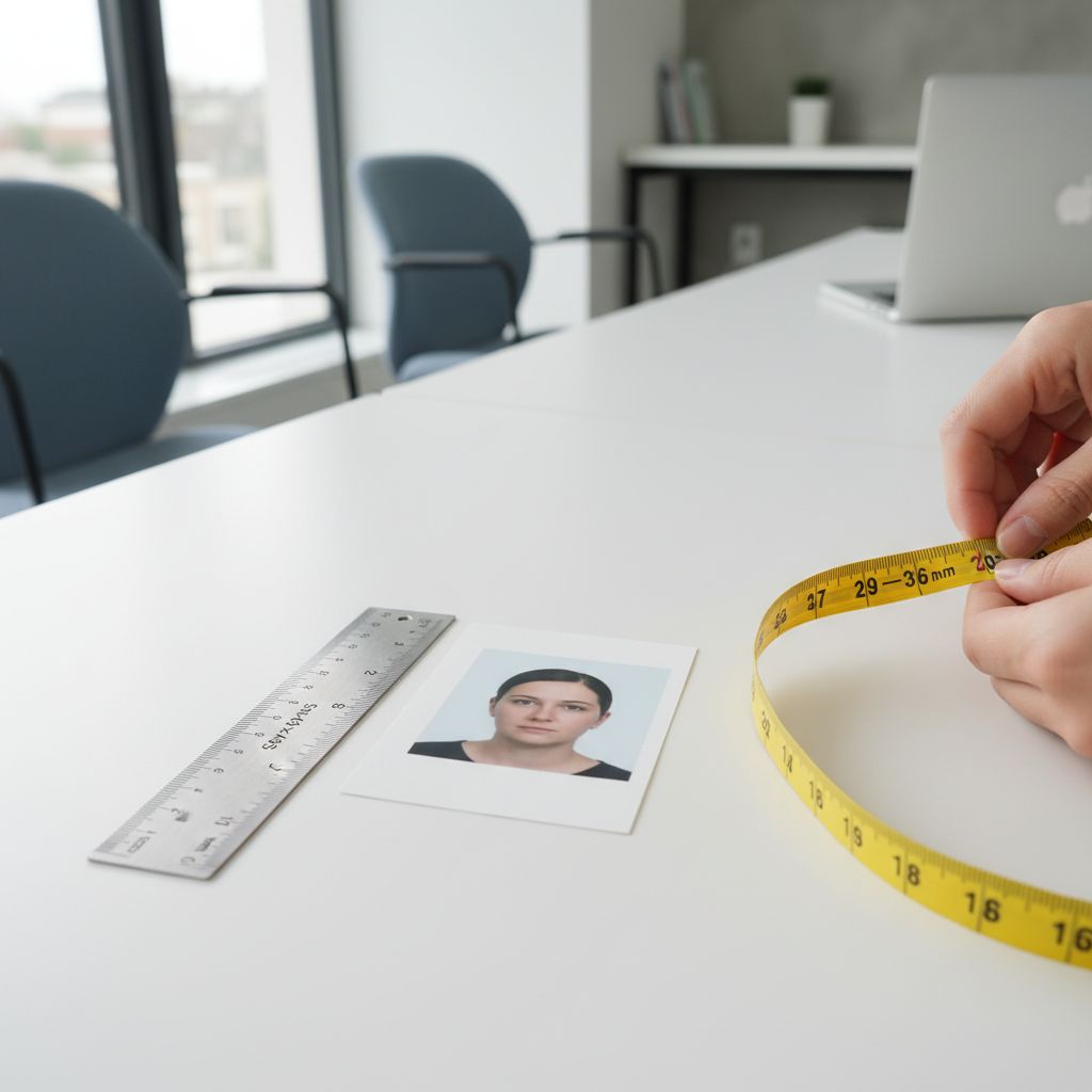 Infographie simple illustrant les dimensions exactes pour une photo d'identité suisse, montrant la taille de la photo (35x45mm) et la proportion du visage (29-36mm).