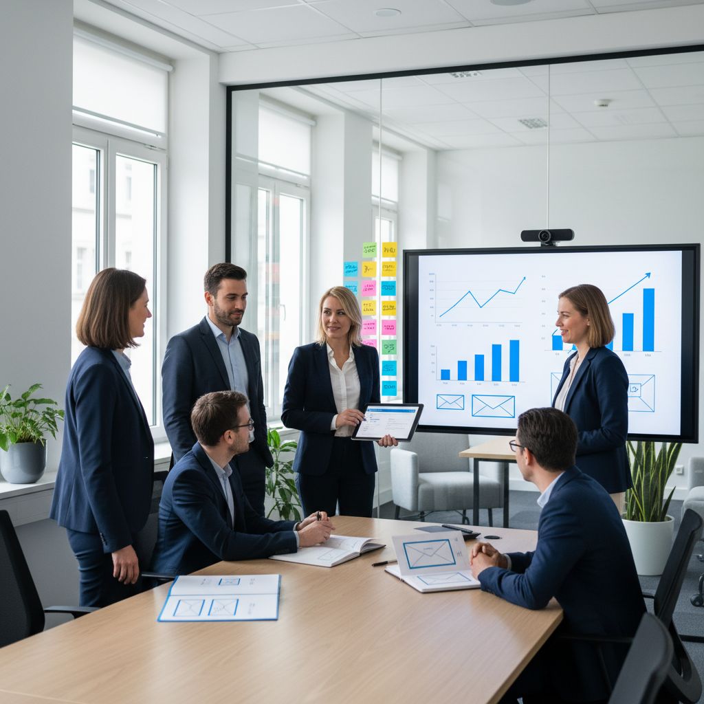 Diagramme illustrant le cycle du Product-Led Growth adapté à la Suisse : UX intuitive, Essai gratuit, Onboarding guidé, Succès client, Recommandation.