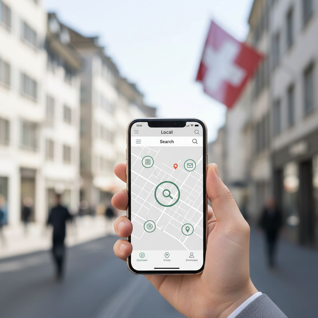 Une infographie pour bien visualiser l'impact du SEO local en Suisse, avec quelques stats sur les fameuses recherches 'près de chez moi'.