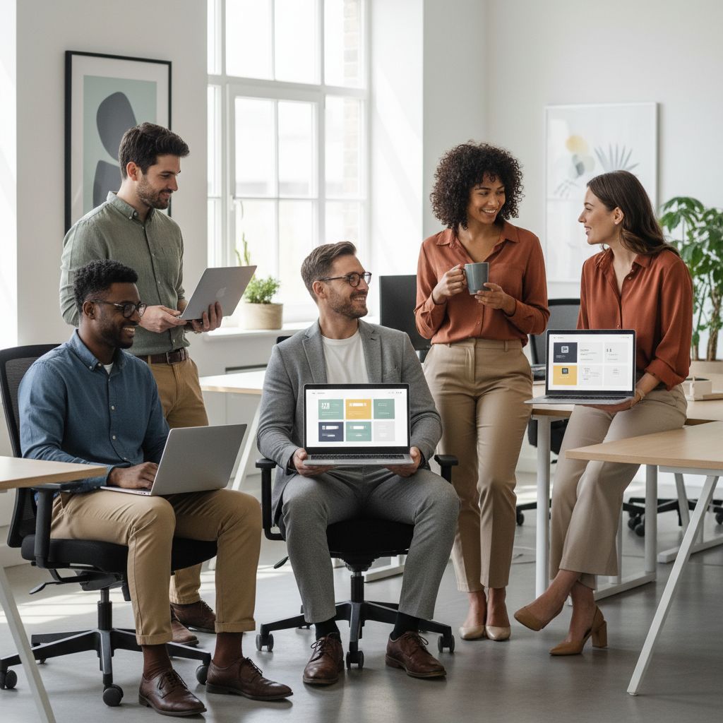 An infographic that matches the ideal user to each AI website builder, like 'The Creative' for Squarespace, 'The E-commerce Pro' for Shopify, and 'The Tech Founder' for Zoer.