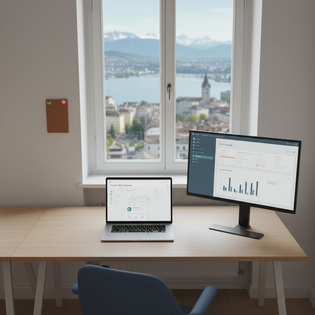 Graphique montrant les canaux d'acquisition les plus efficaces pour le SaaS B2B en Suisse, avec LinkedIn, le SEO localisé et l'email marketing en tête.