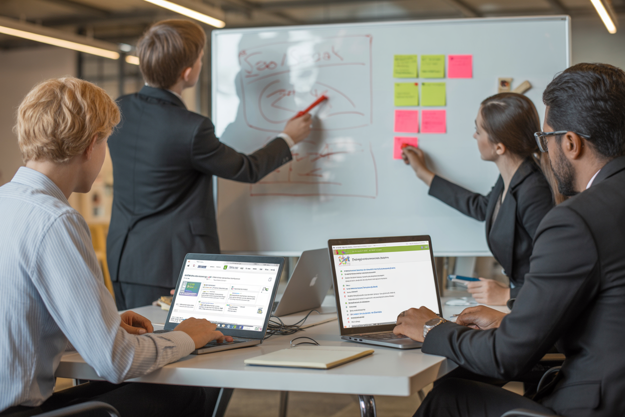 A simple flowchart showing the technical SEO audit process: 1. Crawl Website with Screaming Frog, 2. Identify Errors (Broken Links, Duplicates), 3. Prioritize Fixes, 4. Re-crawl to Verify.