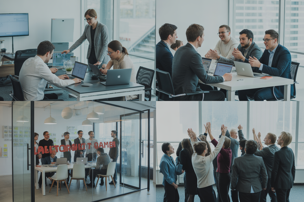 Un diagramme de processus montrant les étapes du beta testing, de l'alpha test interne au bêta test privé, puis au lancement public.