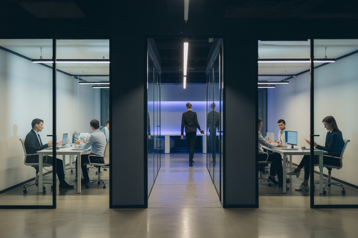 Schéma montrant une structure de holding optimale : une SA holding suisse au sommet, détenant plusieurs filiales opérationnelles distinctes pour isoler les risques.