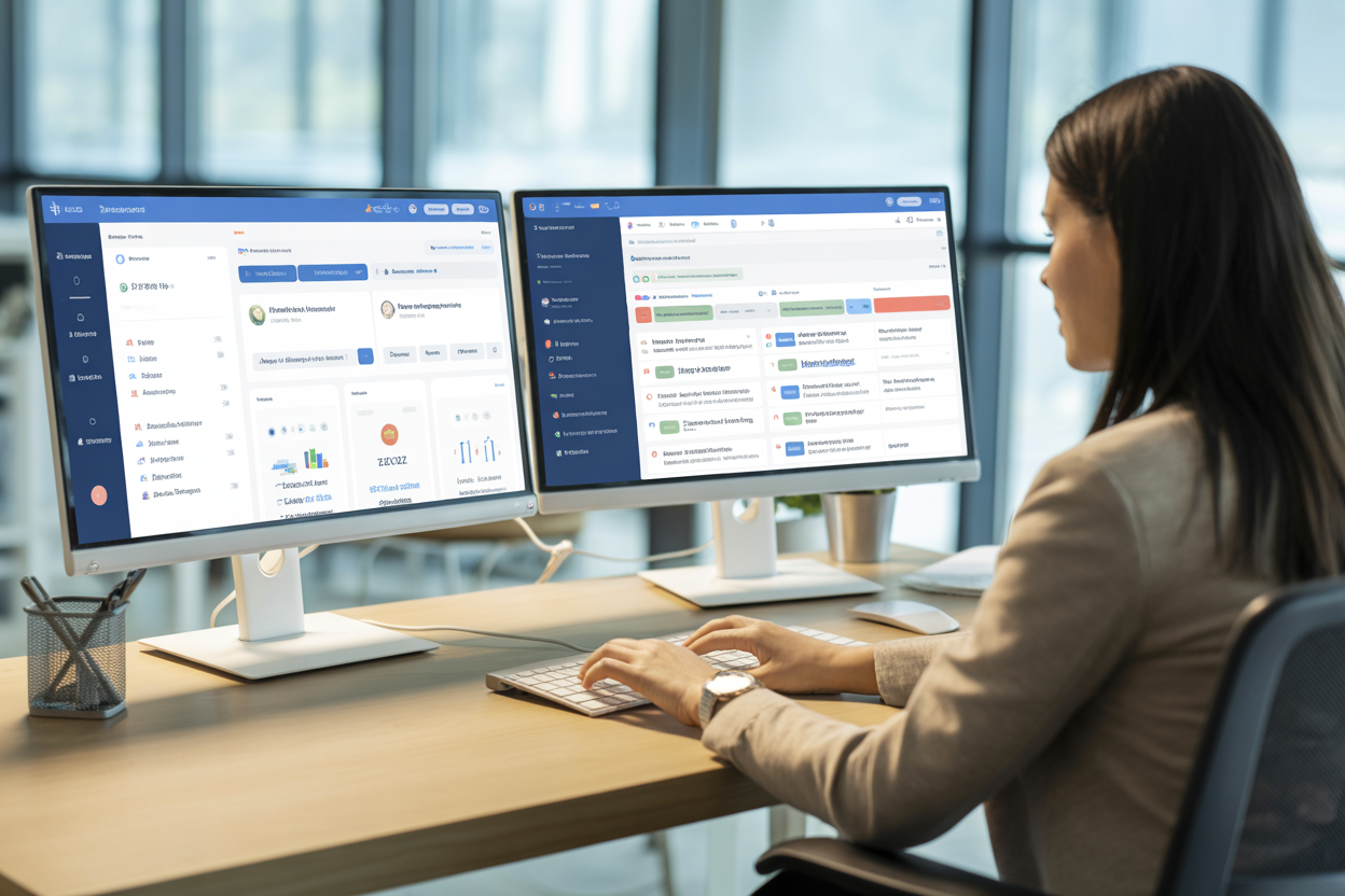 A diagram showing Jira for tasks and Confluence for knowledge, with arrows indicating a seamless two-way integration between them, forming a complete project hub.