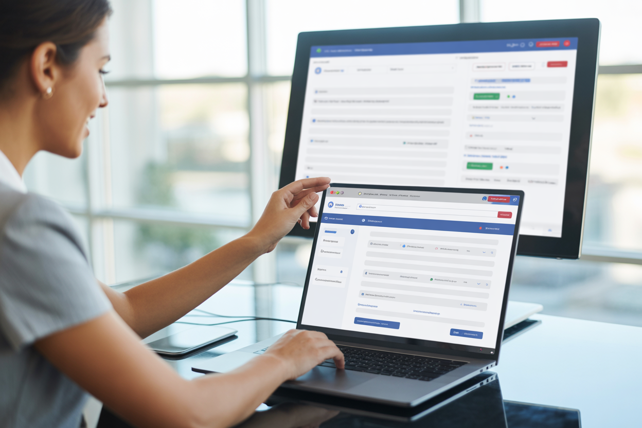 A diagram showing how Kleap's drag-and-drop form builder works, from selecting fields to publishing the form on a website.