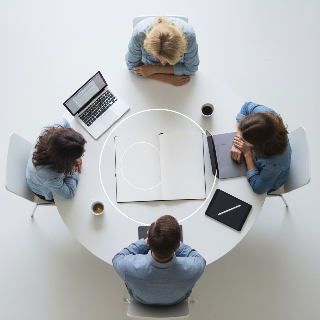 A simple circle diagram showing how prompting is a cycle: Prompt, Generate, Analyze, and then Refine.