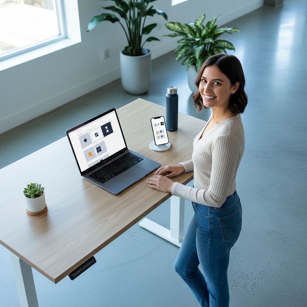 A simple diagram of how AI website creation works: 1. The AI asks a few questions. 2. You give your answers. 3. The AI instantly generates your mobile-ready website.