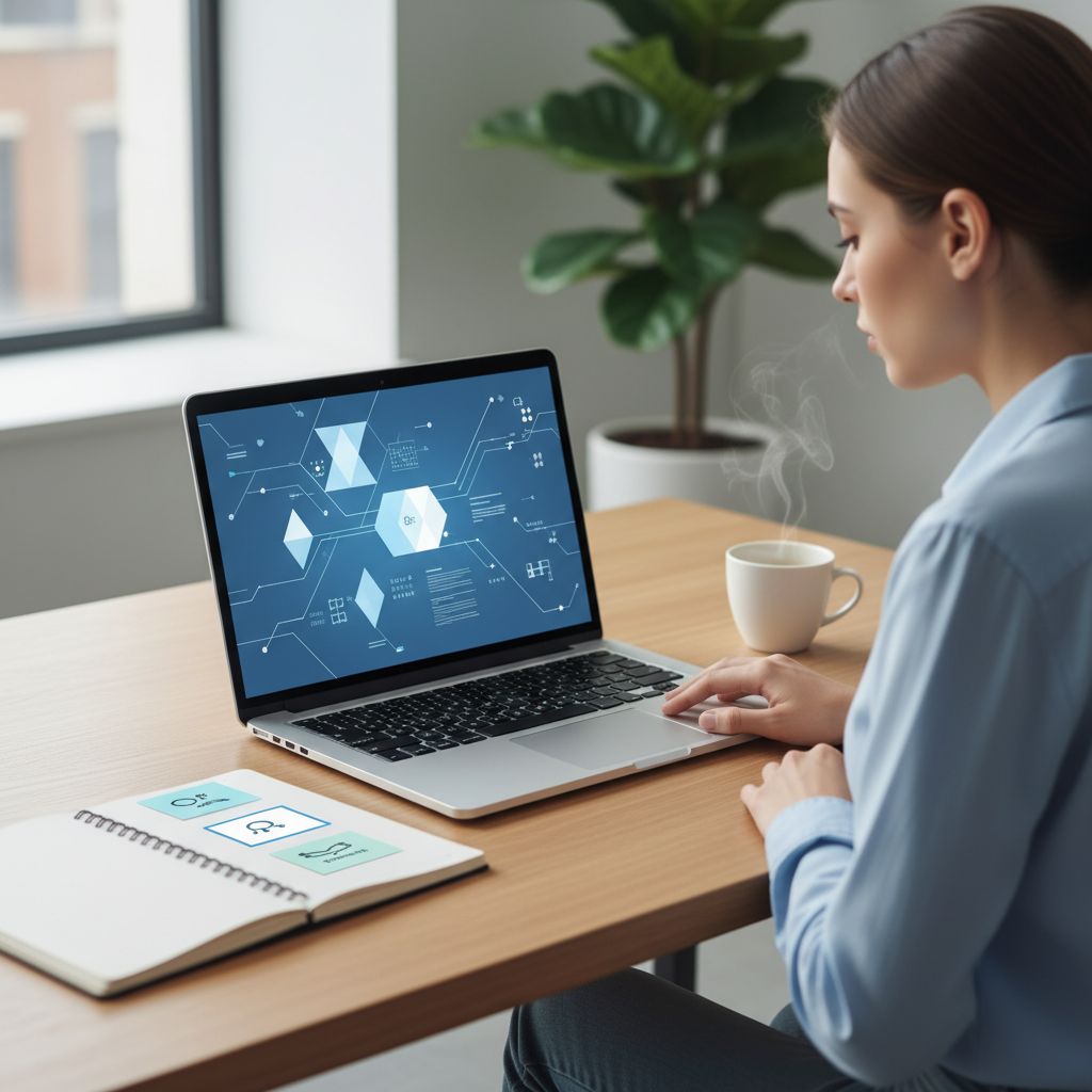 A quick diagram. It shows circles for 'Tone,' 'Structure,' and 'Keywords' all feeding into an AI engine. An arrow points from the engine to a polished article with the label 'Consistent Brand Voice'.