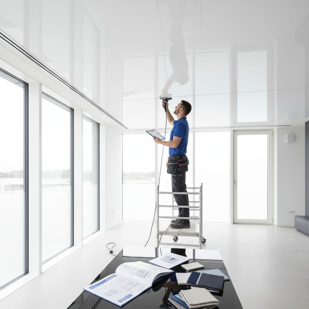 Les trois étapes clés pour un projet de plafond tendu réussi : 1. Bien définir ses besoins (look, acoustique, lumière). 2. Comparer plusieurs devis bien détaillés. 3. Faire appel à un pro certifié pour la pose.