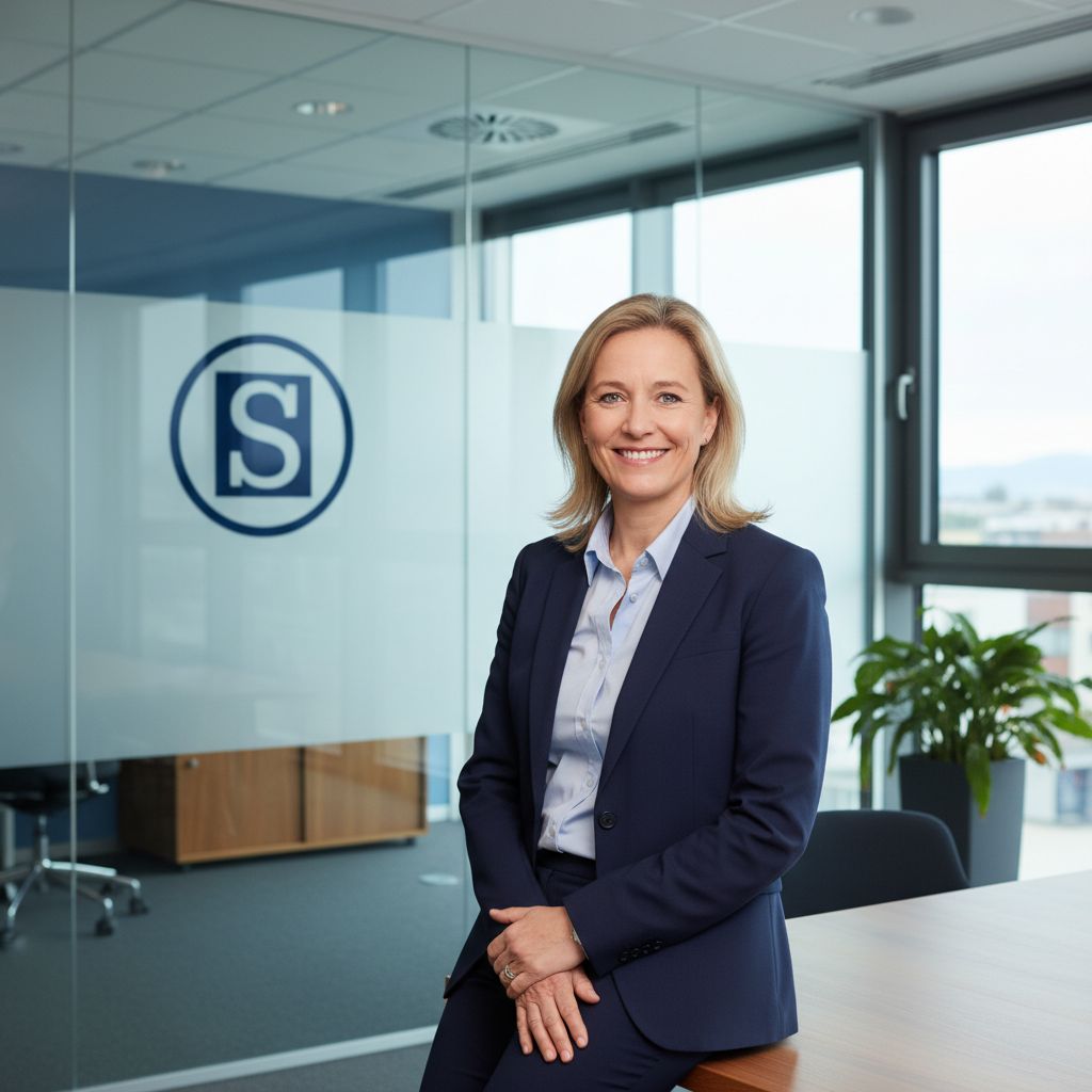 Un dirigeant de PME suisse souriant et détendu dans son bureau, sachant que sa gestion salariale est entre de bonnes mains.