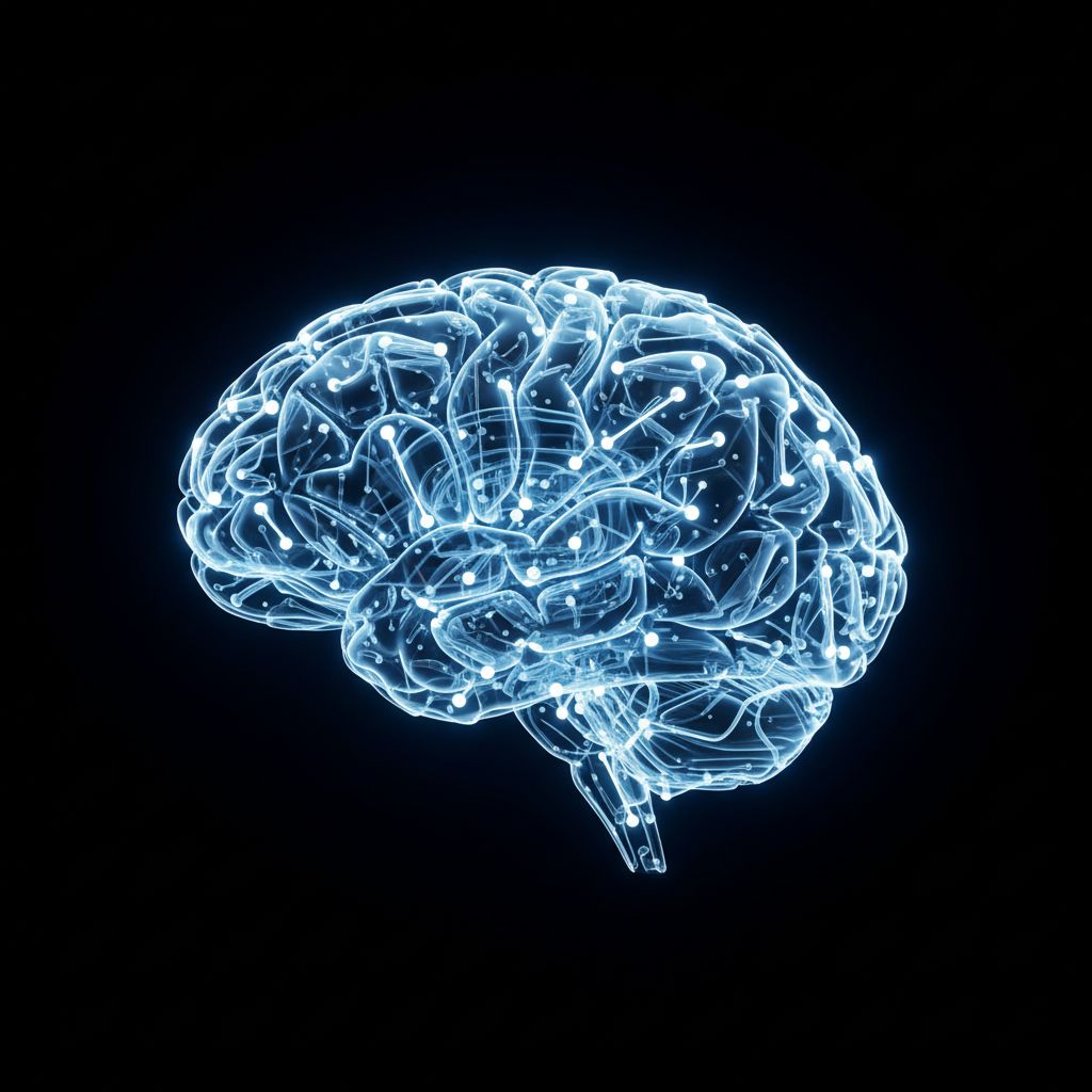 Just imagine a digital brain, all glowing nodes and circuits, capturing the smarts and creativity AI brings to website design.