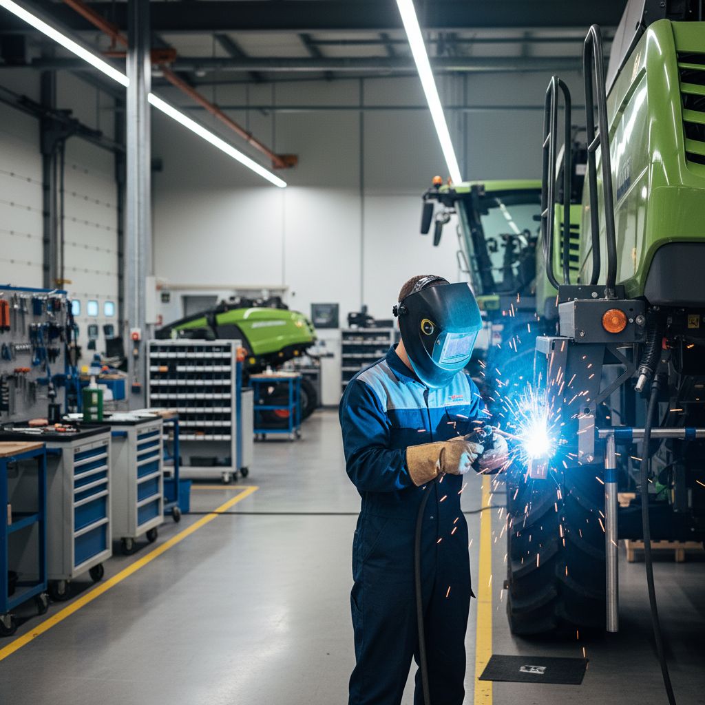 Un technicien dans l