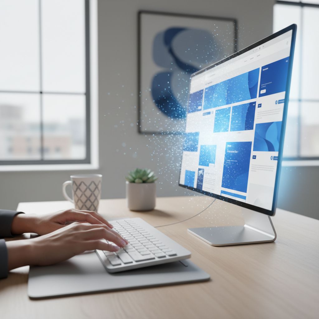 Picture this: on one side of the screen, a user types a simple text prompt, and on the other, a beautiful, fully formed website appears out of thin air.