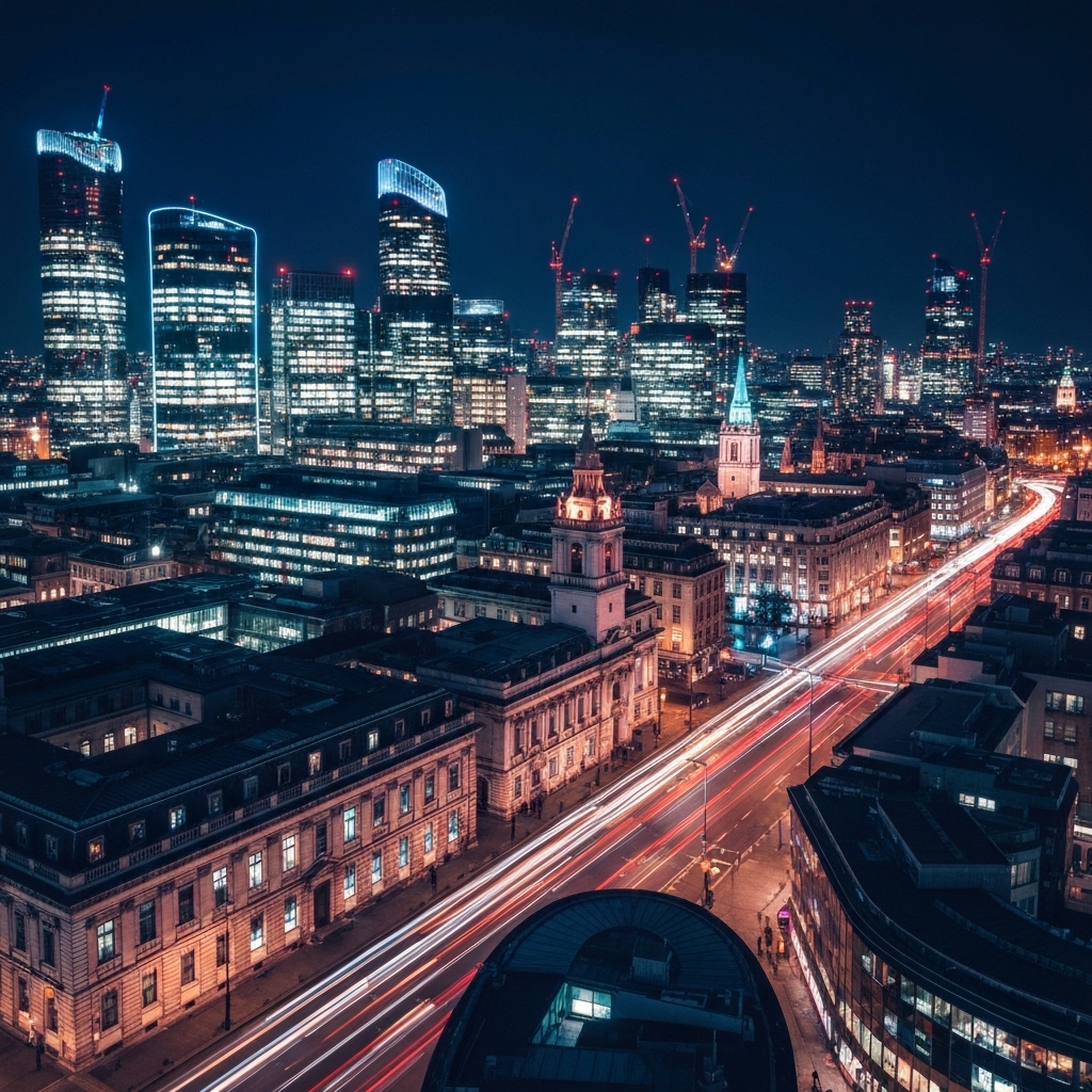 Concept art of a glowing digital key representing domain ownership