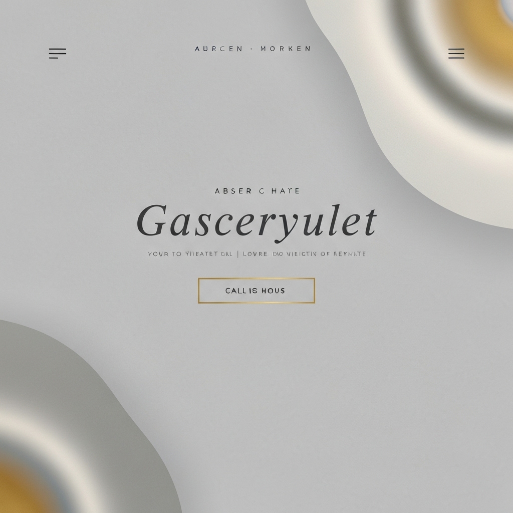 Minimalist website header design with pastel colors featuring palm trees and a rack of vintage clothing