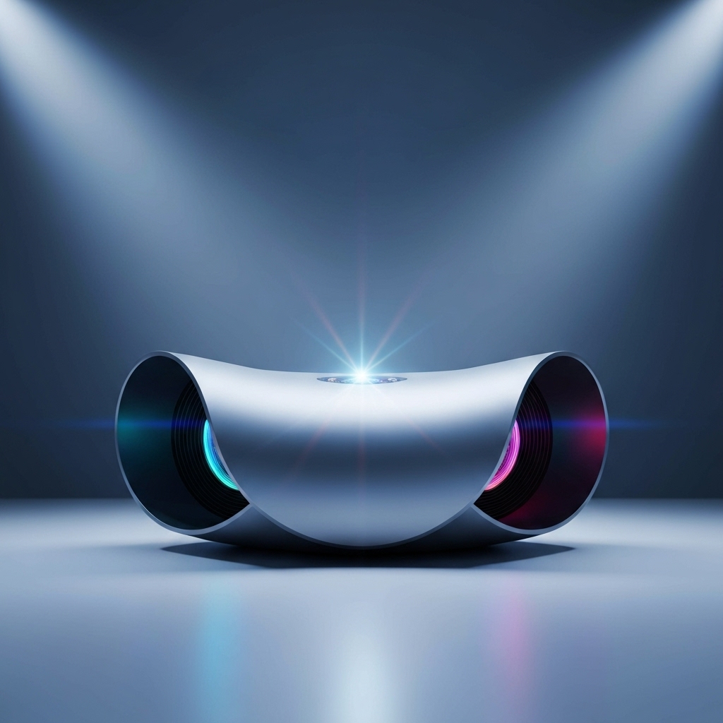 Futuristic digital dashboard displaying SEO metrics with AI brain interface glowing in the center