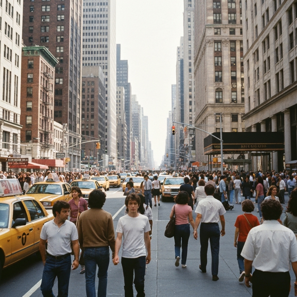 High quality photo of a biker pub interior with vintage decoration and happy people talking