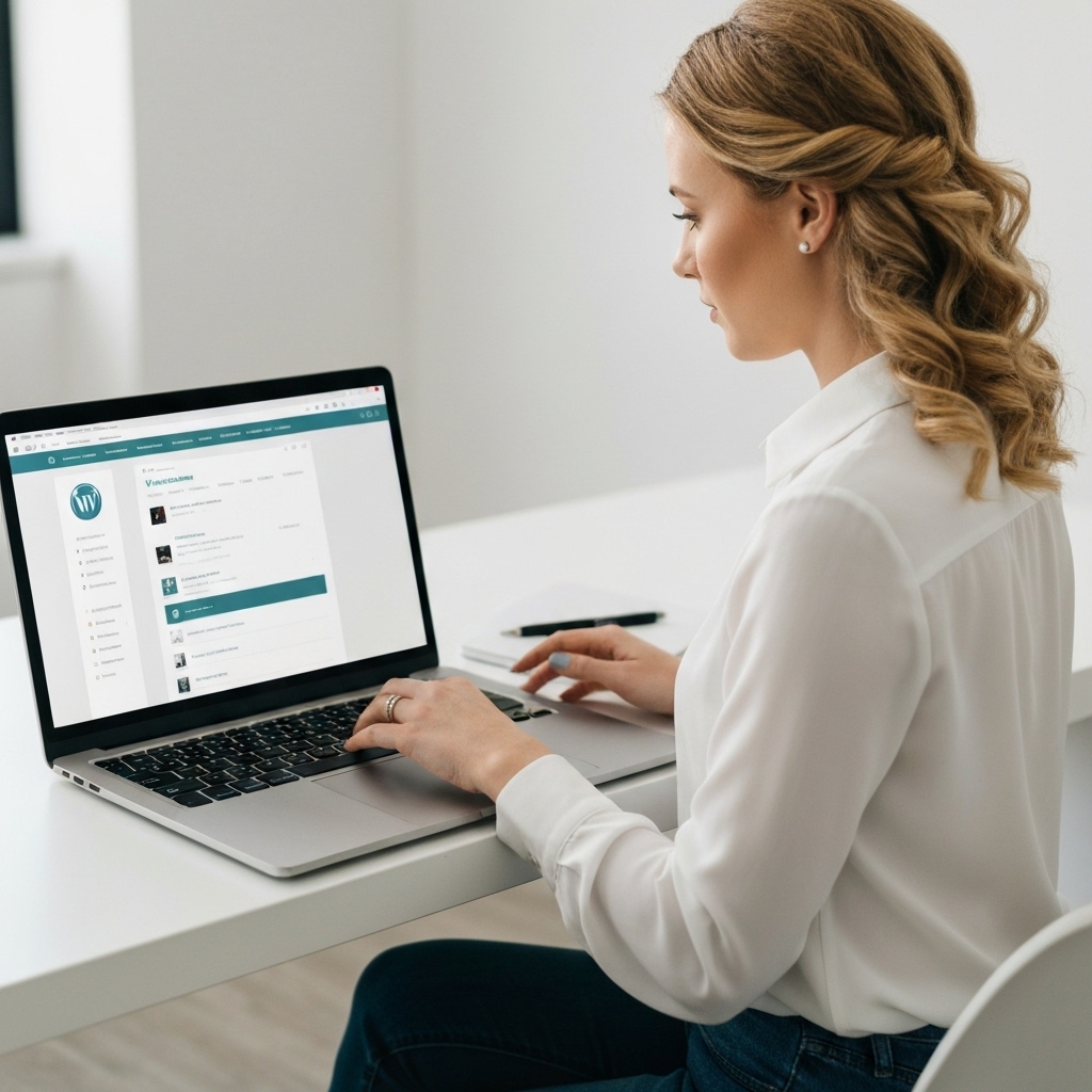 A user utilizing the WordPress AI assistant to rewrite a paragraph inside the block editor
