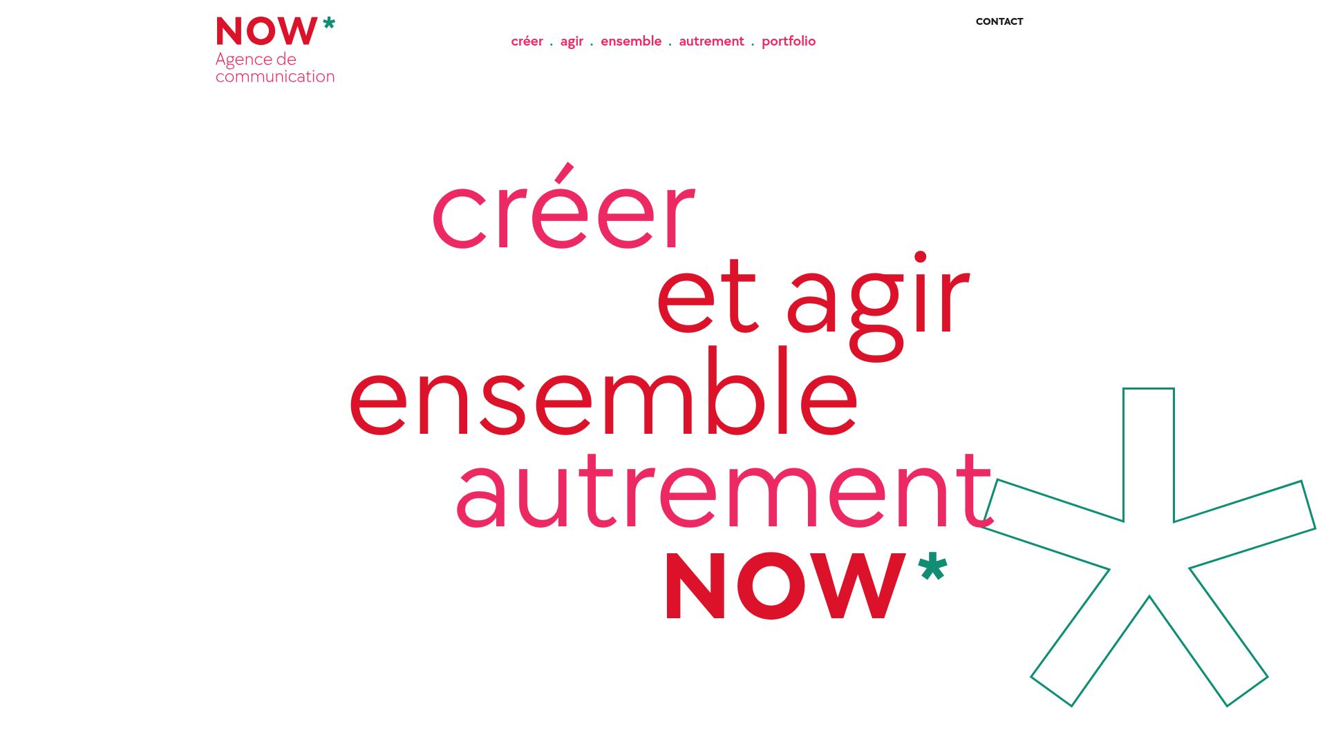 Screenshot of agence-now.ch