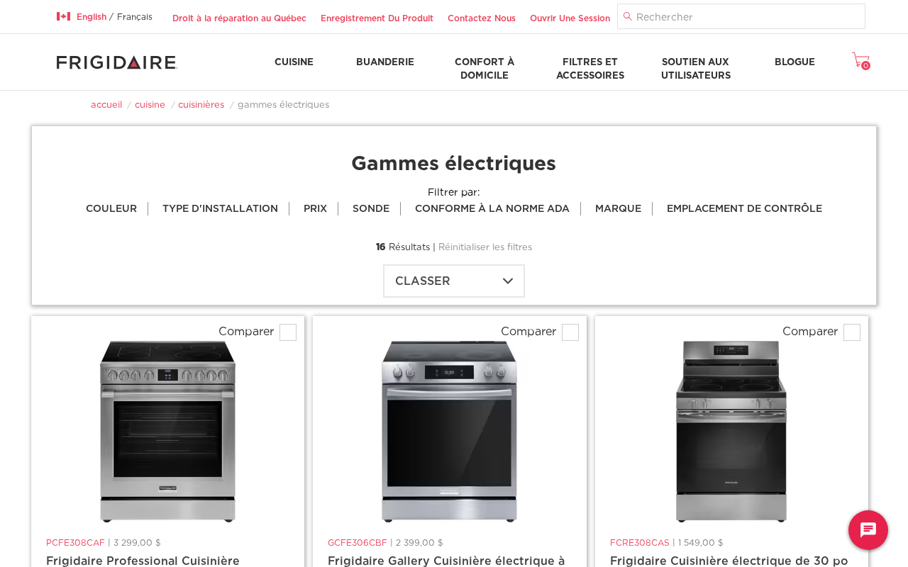 Cuisinière électrique homepage