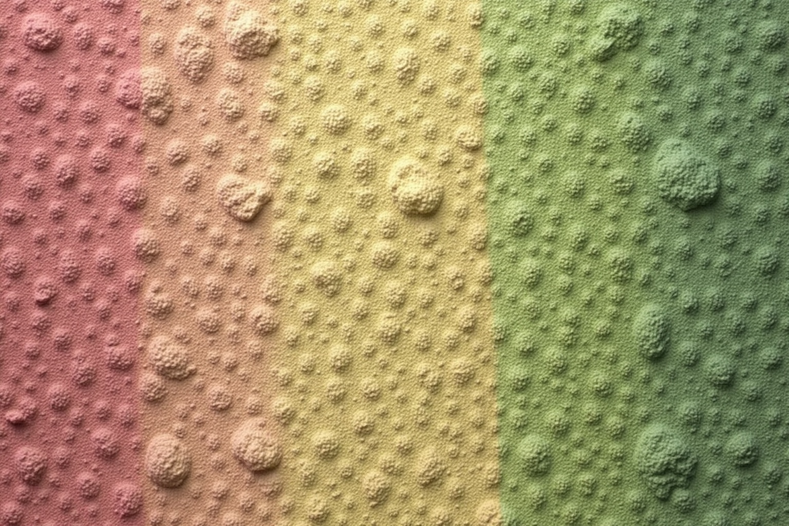 Texture granuleuse multicolore avec des motifs irréguliers.