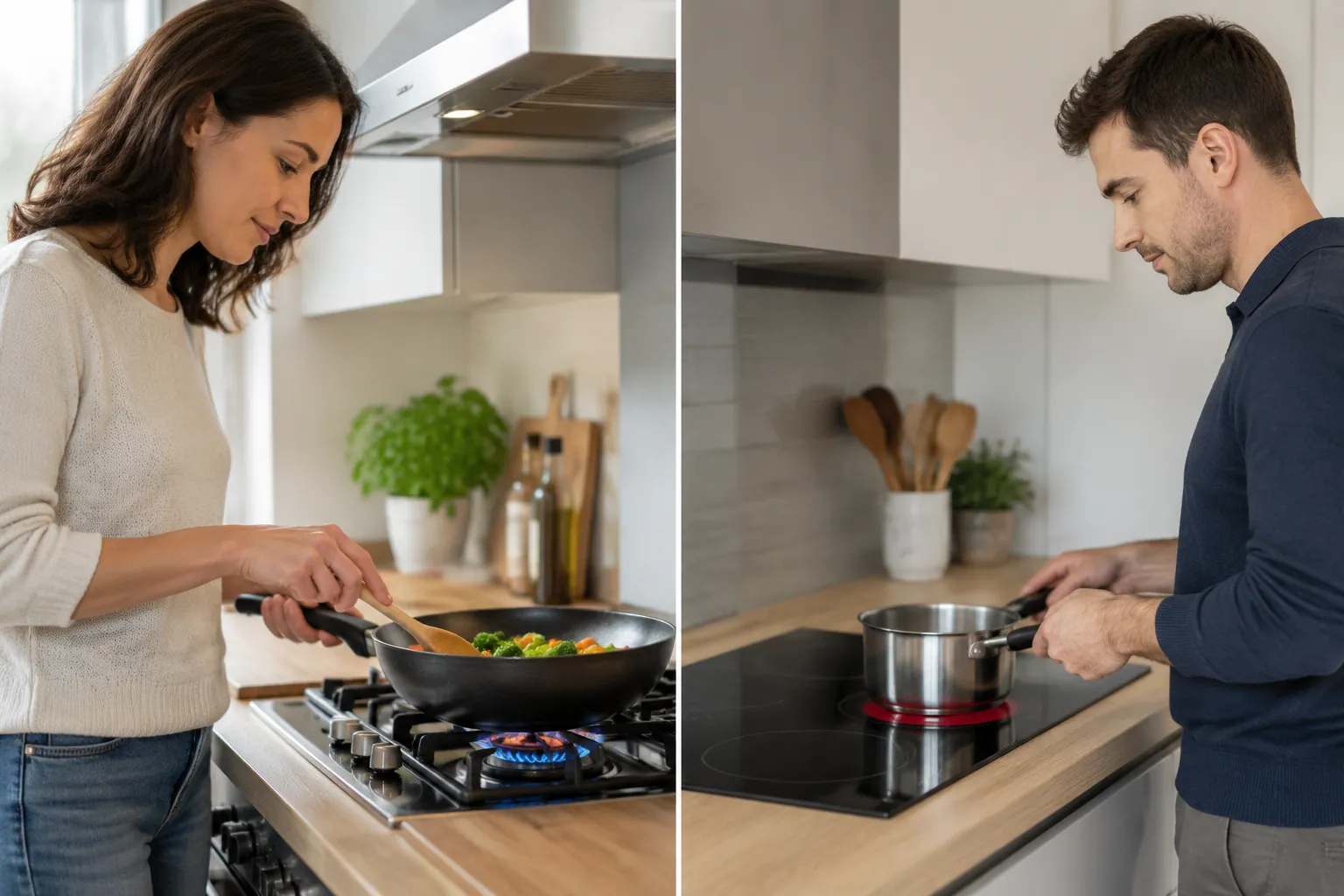 cuisson gaz vs electricité coût mensuel - Cuisson au gaz vs électricité, quel impact sur le coût ?