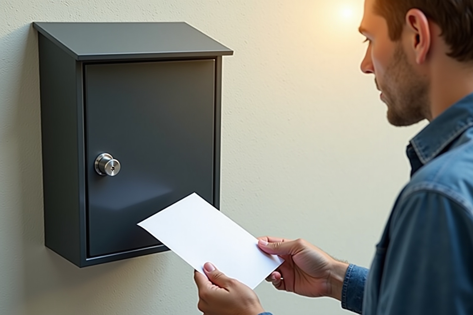 Serrure haute sécurité pour boîte aux lettres dans un environnement résidentiel
