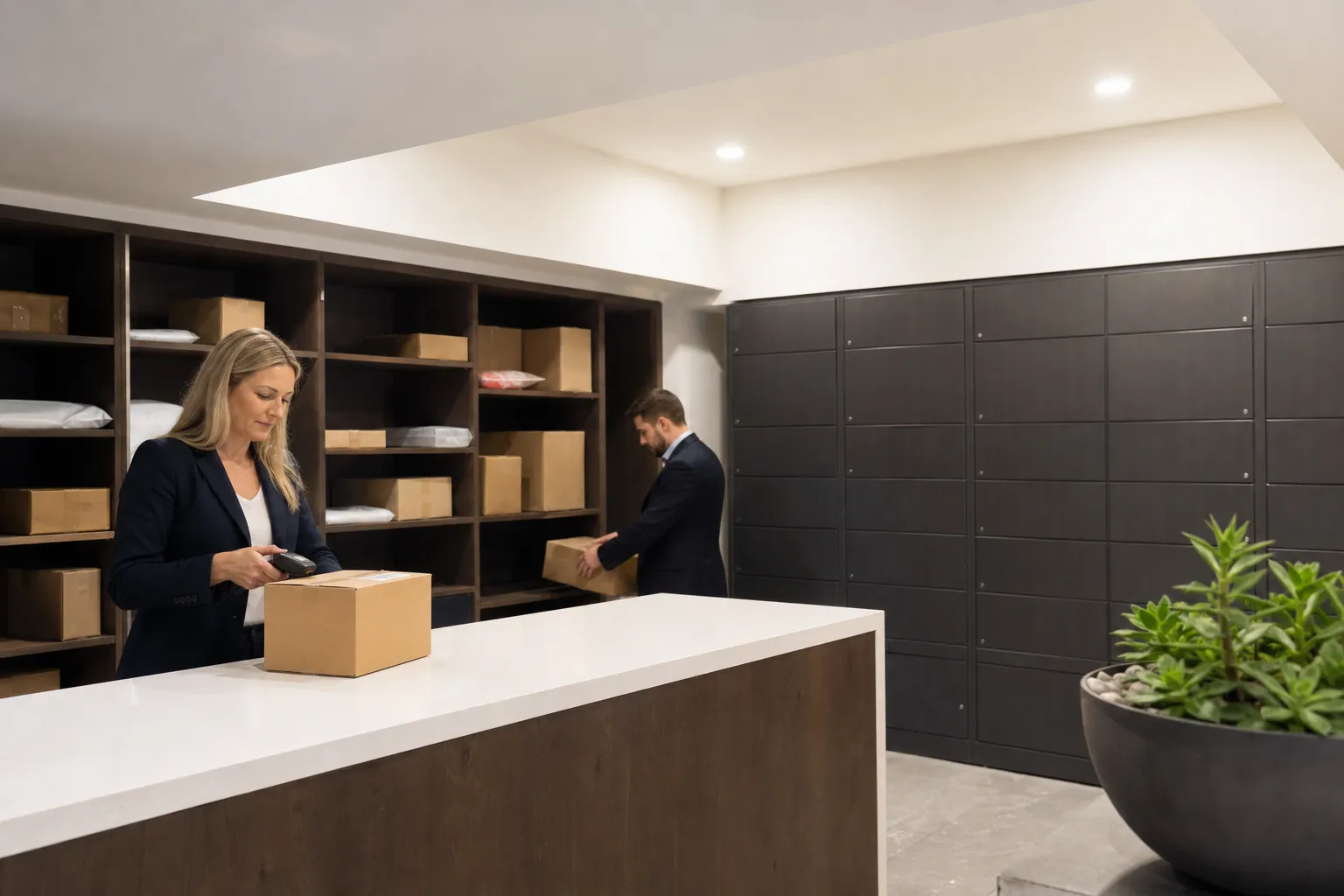 gestion colis immeuble espace dédié - Espace dédié pour la gestion des colis dans les immeubles