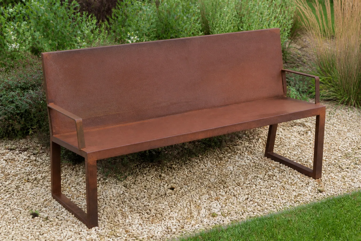 banc public acier corten pour jardin - Pourquoi choisir un banc en acier Corten pour votre jardin