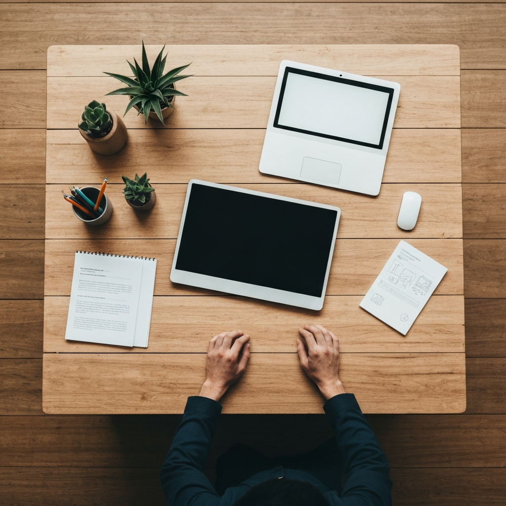 Businessman checking receipt with frustrated expression while standing next to airport shuttle bus, showing hidden costs concept in airport transfer services for service transfert aéroport metz nancy article about transparent pricing in Luxury Transportation industry