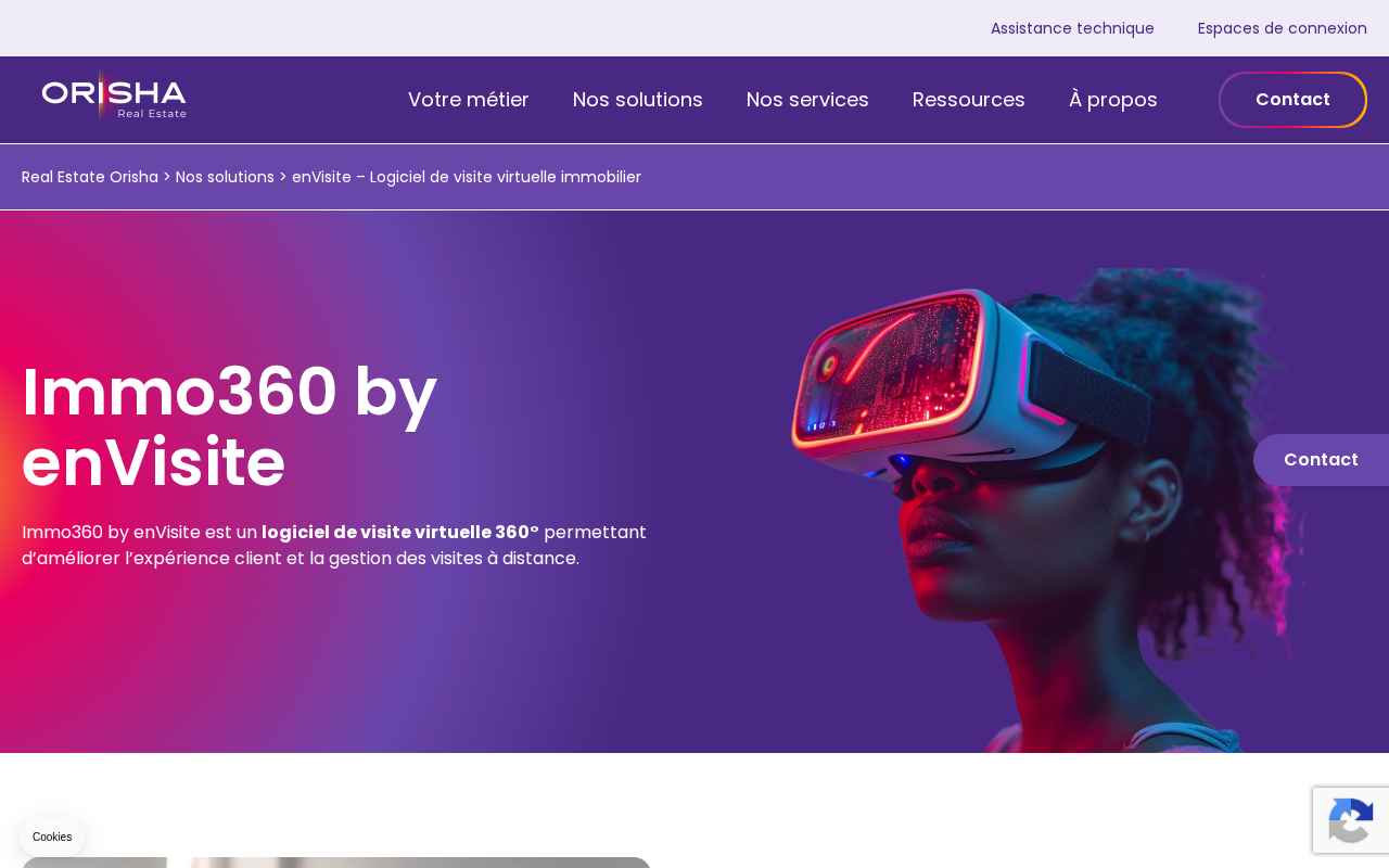 Visite virtuelle immobilière homepage