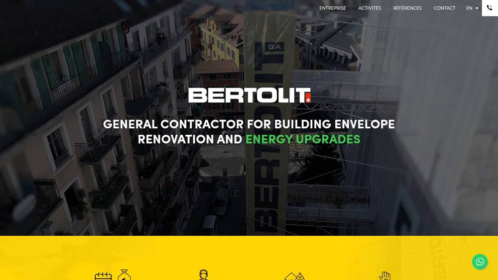 Screenshot of www.bertolit.ch
