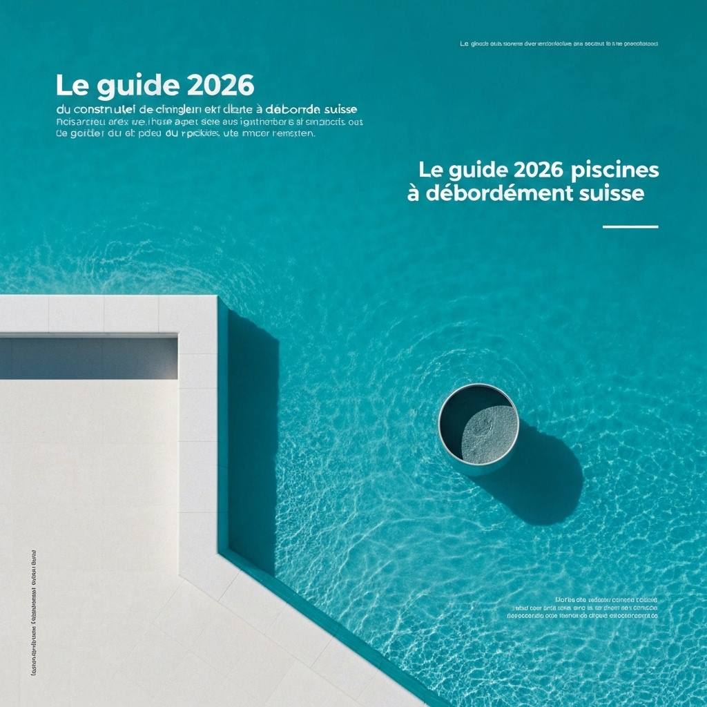 Le guide 2026 du constructeur de piscines à débordement suisse