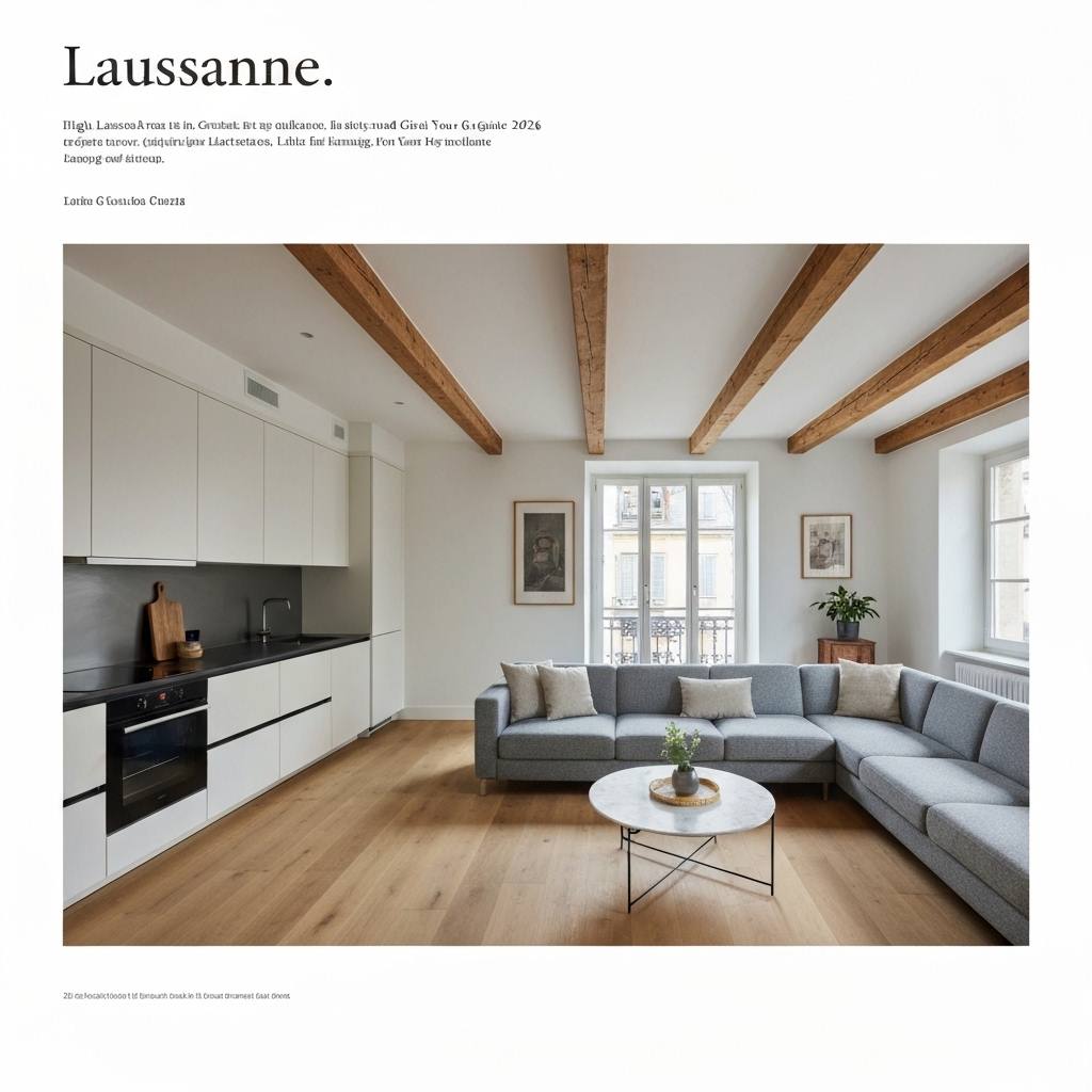 Votre Guide 2026 de Plan 3d renovation appartement lausanne