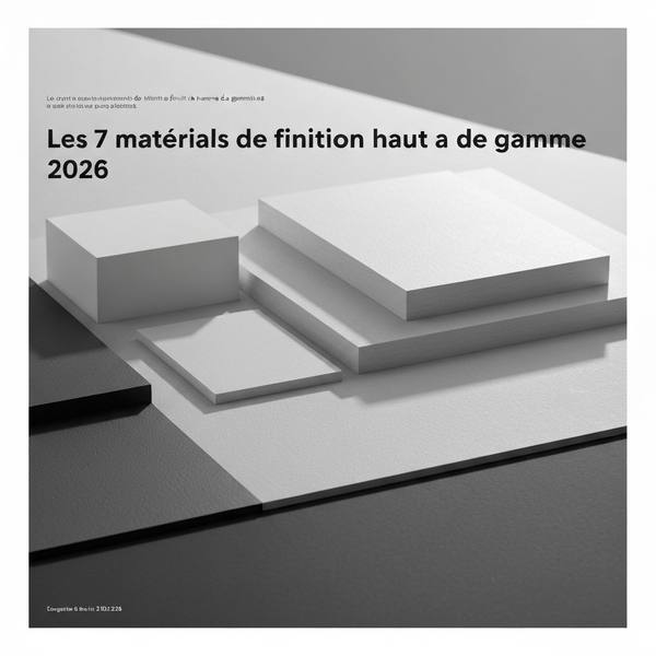 Les 7 matériaux de finition haut de gamme à choisir en 2026