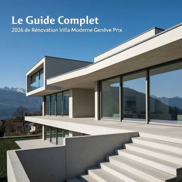 Le Guide Complet 2026 de Rénovation Villa Moderne Genève Prix