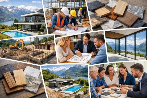 Les 6 meilleures entreprises construction villas en Suisse