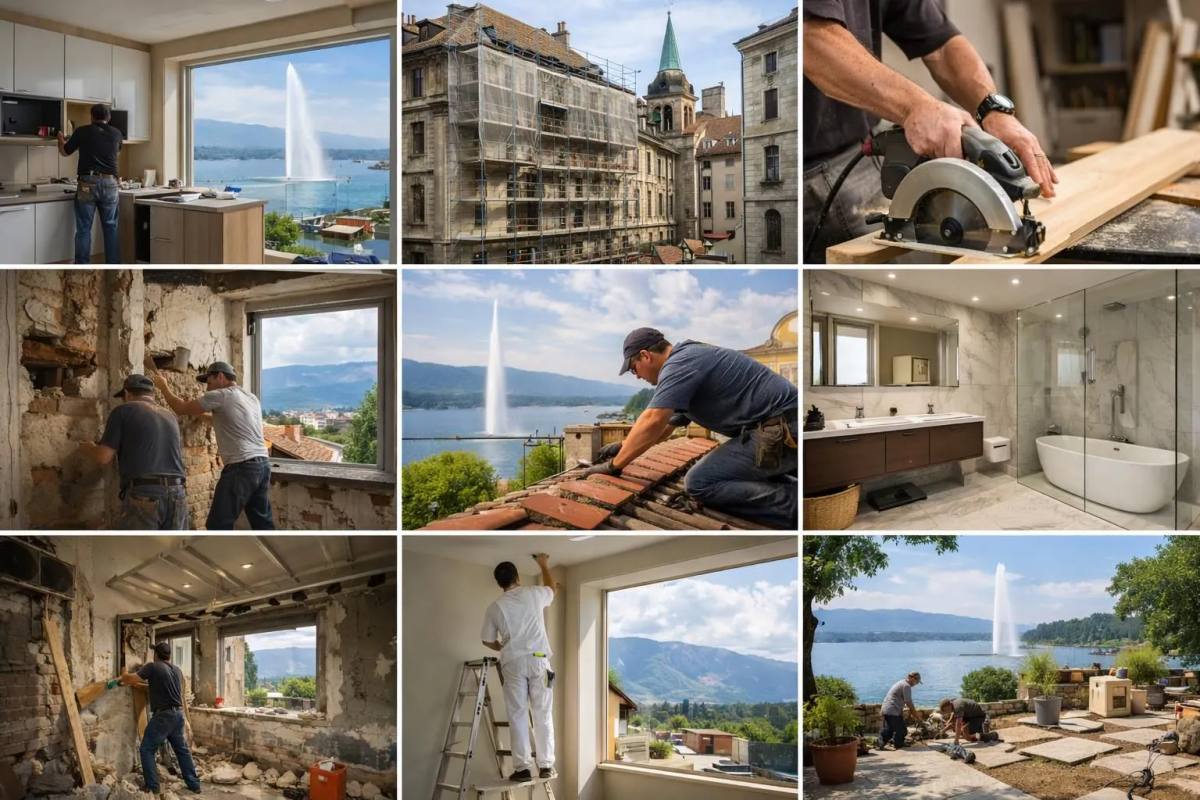 Comparateur Entreprises Rénovation Genève, top 8 en 2026
