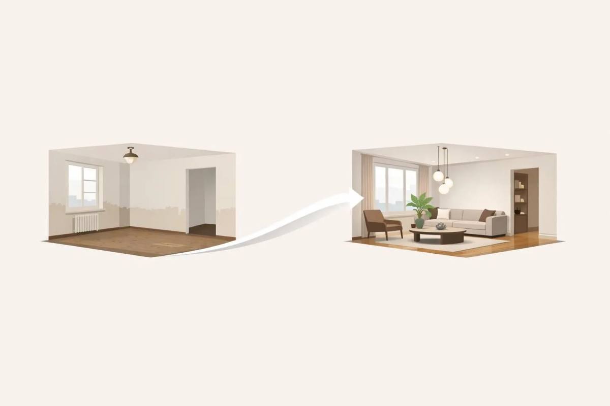Comment rénover un appartement ancien en appartement de luxe en 5 étapes expertes