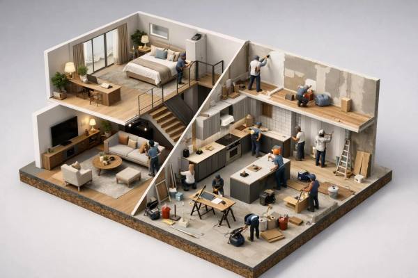 Rénovation duplex genève, transformez votre espace avec expertise et élégance