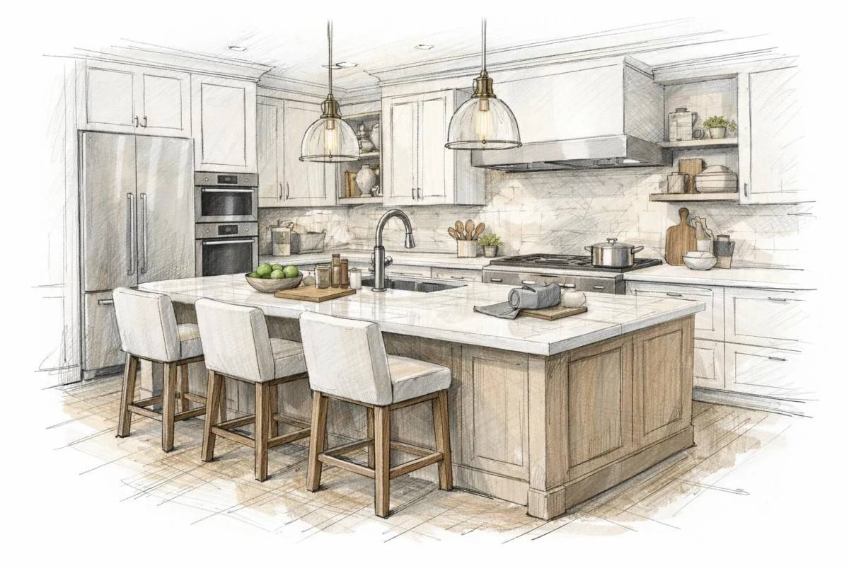 Rénovation cuisine luxe Genève, transformer votre espace avec élégance et expertise