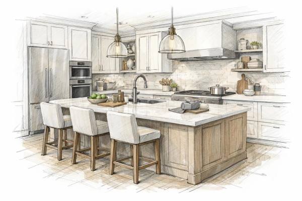 Rénovation cuisine luxe Genève, transformer votre espace avec élégance et expertise