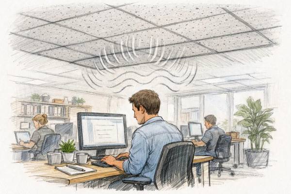 Faux-plafonds acoustiques bureaux pour transformer vos espaces de travail