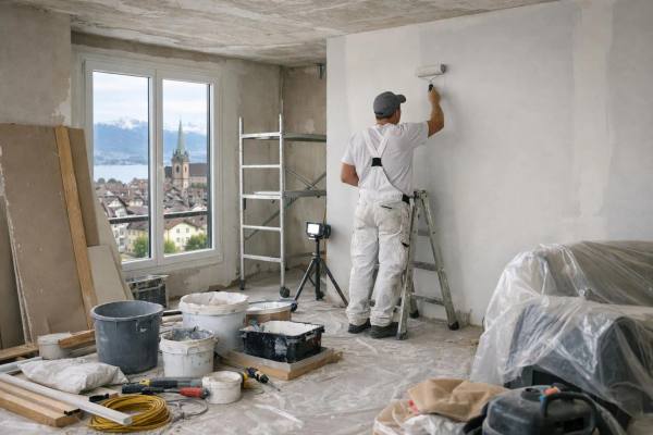 Rénovation appartement investissement locatif suisse essentiel