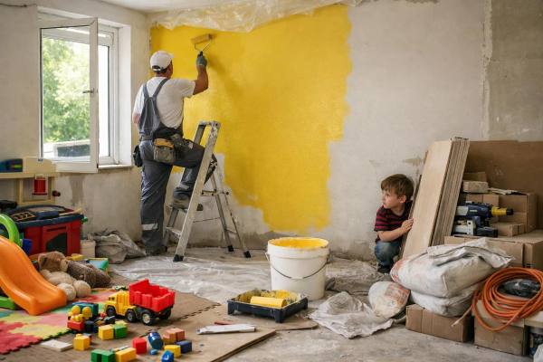 Rénovation d'une salle de jeux luxe pour enfants en 5 étapes